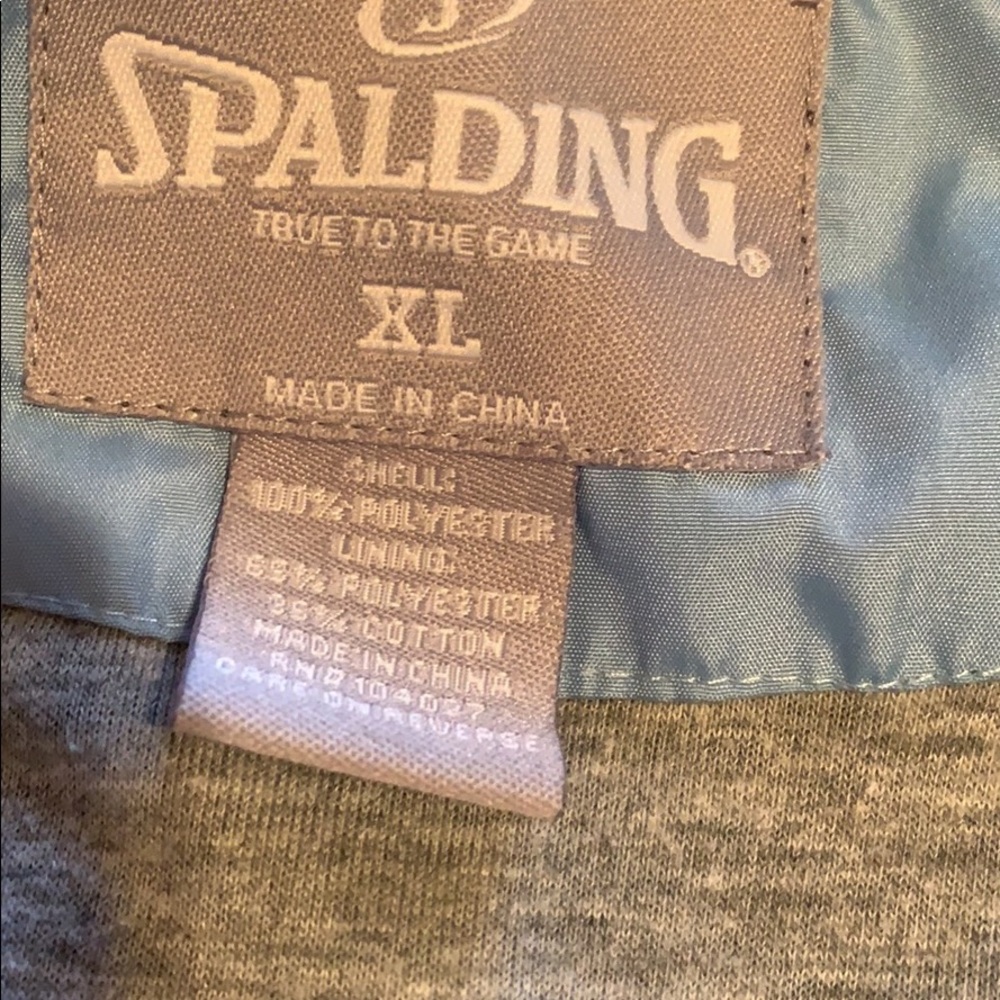 spalding XL windbreaker hoodie